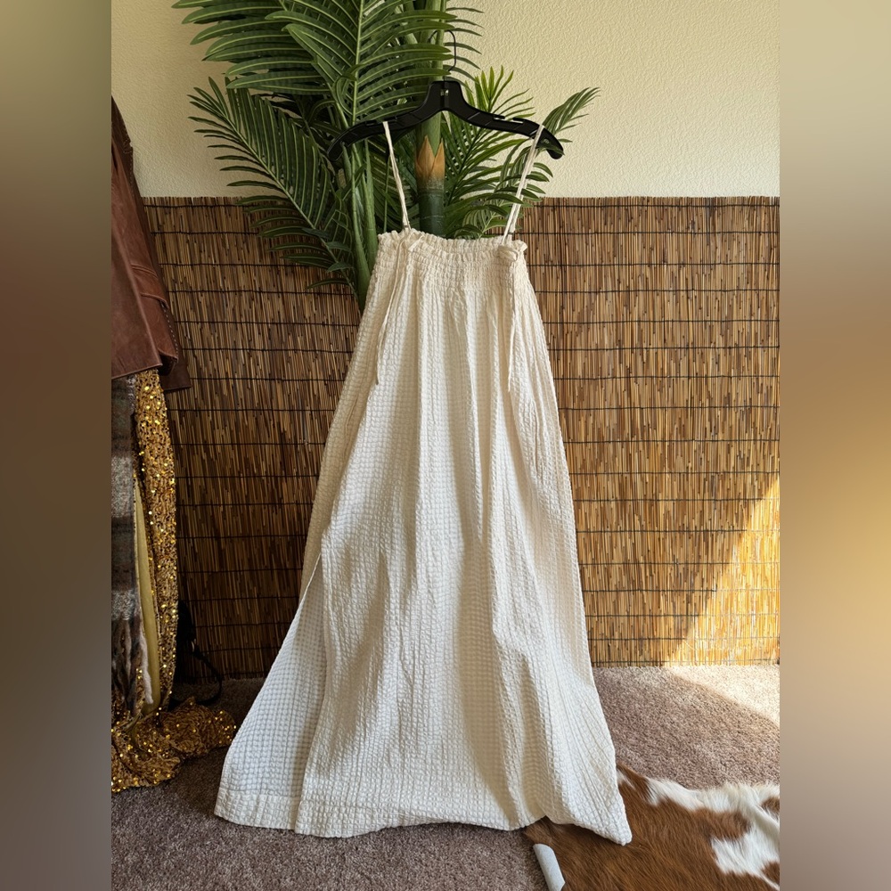 Free People Penelope Pucker Check Midi Dress - Picture 5 of 6